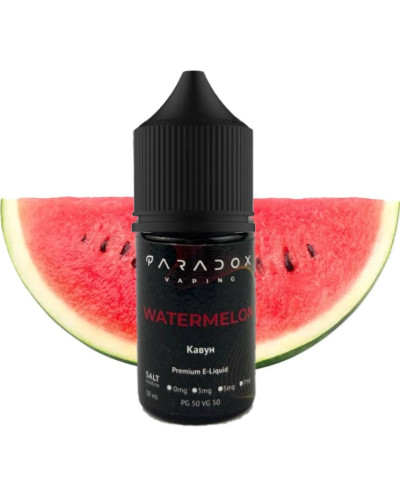 Жидкость для под систем PARADOX Vaping 30 мл 50 мг со вкусом Watermelon (Арбуз)