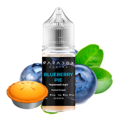 Жидкость для под систем PARADOX Vaping 30 мл 30 мг со вкусом Blueberry Pie (Черничный Пирог)