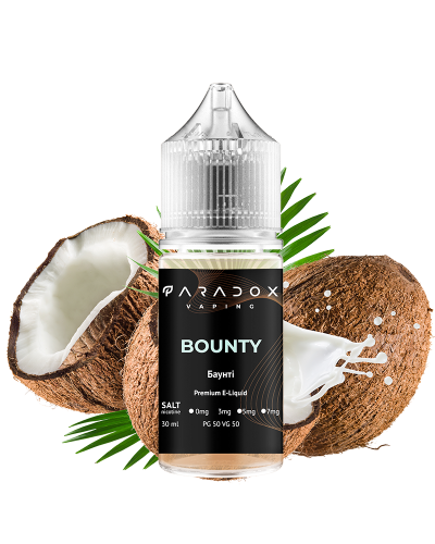 Жидкость для под систем PARADOX Vaping 30 мл 30 мг со вкусом Bounty (Баунти)