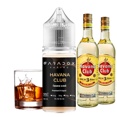 Жидкость для под систем PARADOX Vaping 30 мл 30 мг со вкусом Havana Club (Ром)