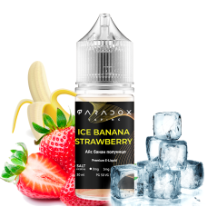 Жидкость для под систем PARADOX Vaping 30 мл 30 мг со вкусом Ice Banana Strawberry (Айс Банан Клубника)