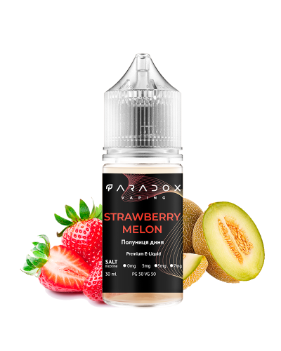 Рідина для под систем PARADOX Vaping 30 мл 30 мг зі смаком Strawberry Melon (полуниця диня)