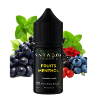 Жидкость для под систем PARADOX Vaping 30 мл 50 мг со вкусом Fruits Menthol (фруктовый ментол)