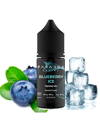 Жидкость для под систем PARADOX Vaping 30 мл 50 мг со вкусом Blueberry Ice (Черника Айс)