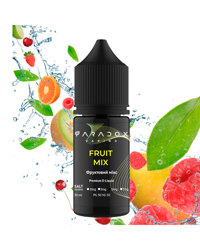 Жидкость для под систем PARADOX Vaping 30 мл 50 мг со вкусом Fruit Mix (фруктовый микс)
