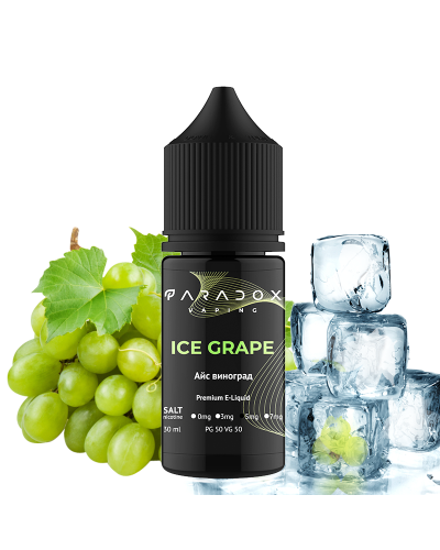 Рідина для под систем PARADOX Vaping 30 мл 50 мг зі смаком Ice Grape (Айс Виноград)