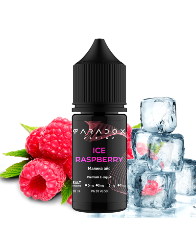 Жидкость для под систем PARADOX Vaping 30 мл 50 мг со вкусом Ice Raspberry (Айс Малина)