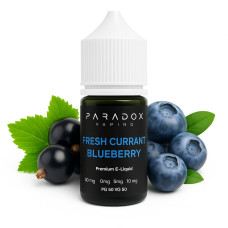 Жидкость для под систем PARADOX Vaping 30 мл 30 мг со вкусом Frech Currant Blueberry (Свежая Смородина Черника)