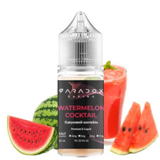 Жидкость для под систем PARADOX Vaping 30 мл 30 мг со вкусом Watermelon Coctail (арбузный коктейль)
