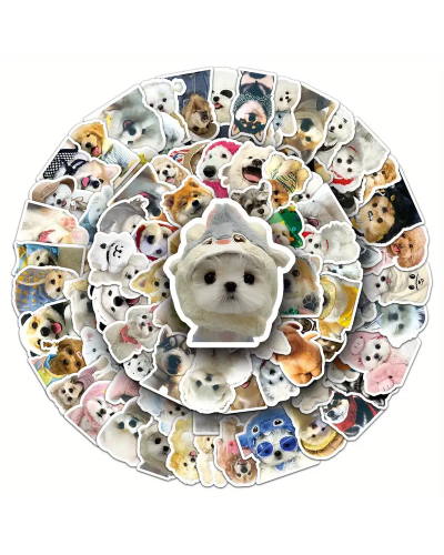 Набор стикеров "Cats & Dogs" 50 шт