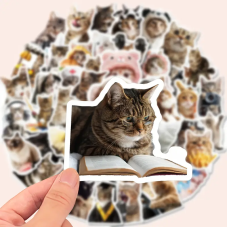 Набор стикеров "Funny Cats" 50 шт