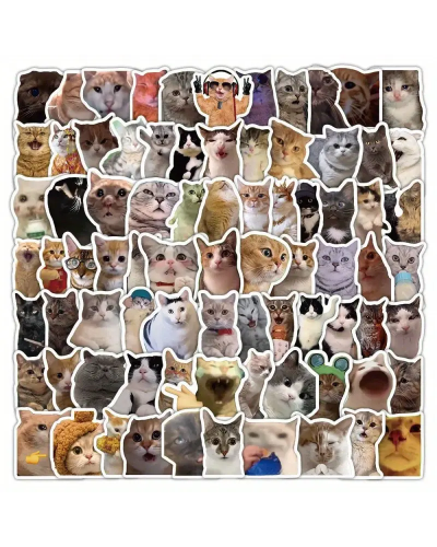 Набор стикеров "Meme Animals" 100 шт