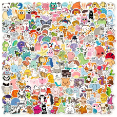 Набор стикеров "Cartoon Animals" 300 шт