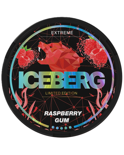 Снюс Iceberg Raspberry Gum 50mg (Малиновая Жвачка)