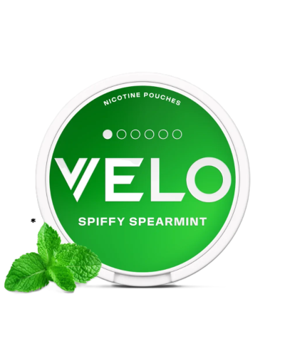 Снюс VELO Spiffy Spearmint 4 мг (пряная мята)
