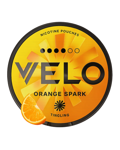 Снюс VELO Orange Spark (Апельсин) 20шт (ник 15,6 мг)