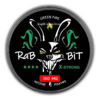 Снюс RABBIT  Green Fire  150 mg (Лайм Чили)
