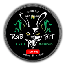 Снюс RABBIT  Green Fire  150 mg (Лайм Чили)