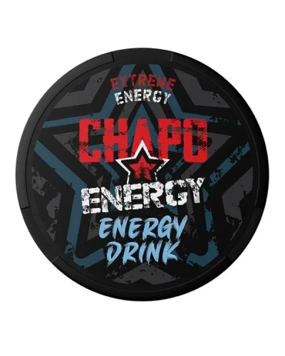 Кофеиновый снюс CHAPO WHITE 150мг Energy Drink (энергетик) 20шт
