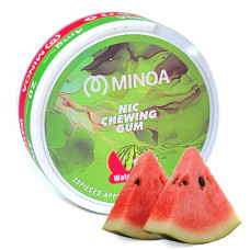 Никотиновые жвачки Minoa Watermelon (Арбуз) 20шт (ник 4 мг)