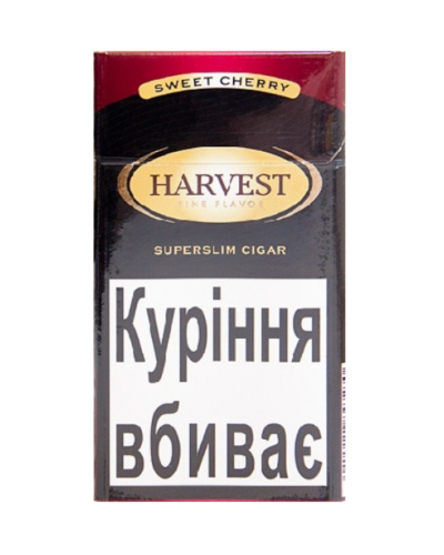 Сигарети HARVEST Superslim Sweet Cherry (солодка вишня) (20шт)