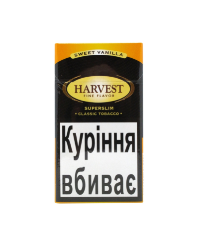 Сигарети HARVEST Superslim Sweet Vanilla (солодка ваніль) (20шт)