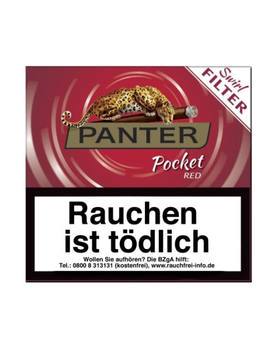 Сигариллы Panter Pocket Red Swirl Filter (10 шт)
