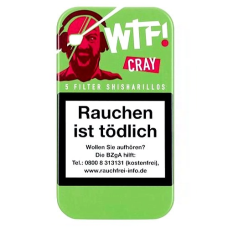 Сигариллы WTF! SHISHARILLO CRAY со вкусом яблока (5шт)