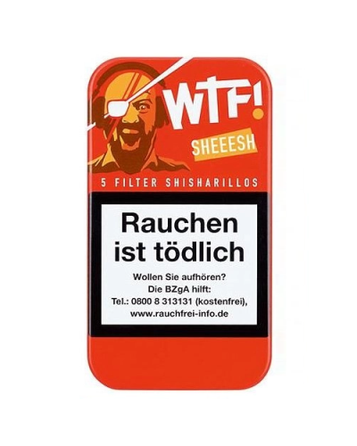Сигариллы WTF! SHISHARILLO SHEEESH со вкусом ванили (5шт)