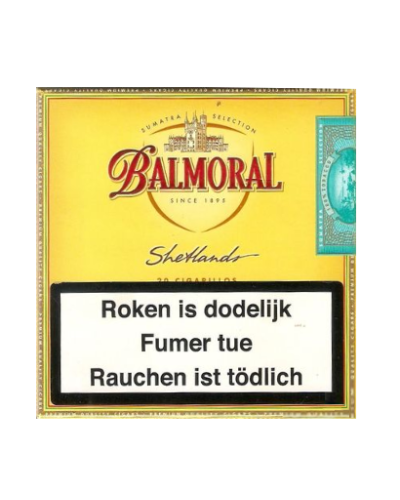 Сигариллы BALMORAL Shetlands Sumatra (20шт)