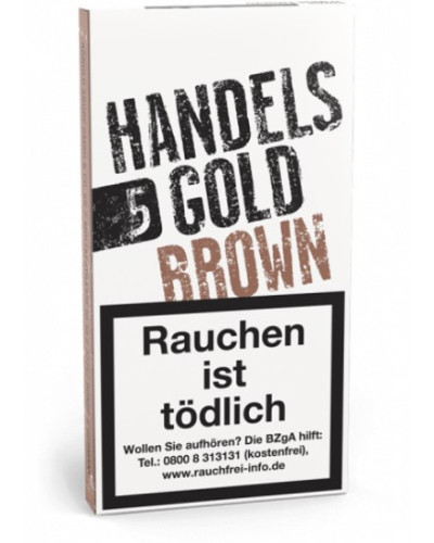 Сигариллы HANDELSGOLD BROWN кава (5шт)