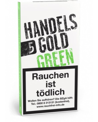 Сигариллы HANDELSGOLD GREEN яблуко (5шт)