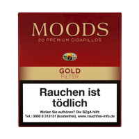 Сигариллы MOODS Gold Filter (20шт)