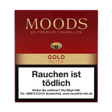 Сигариллы MOODS Gold Filter (20шт)