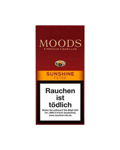 Сигариллы MOODS Sunshine Filter (5шт)