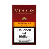Сигариллы MOODS Sunshine Filter (10шт)