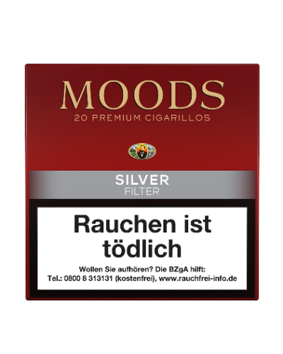 Сигарили MOODS Silver Filter (20шт)