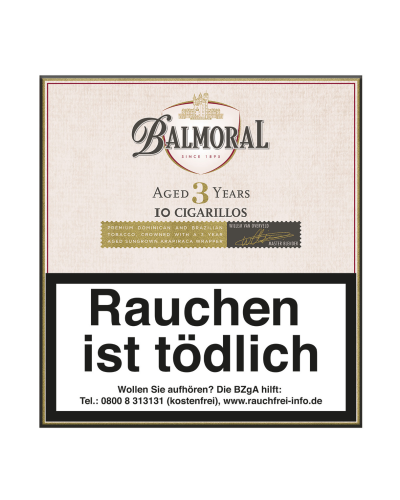 Сигарили BALMORAL Aged 3 Years Cigarillos (10шт)