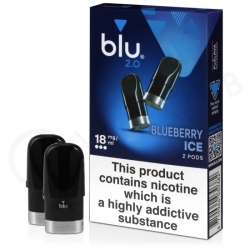 Картриджи Blu 2.0 18мг Blueberry Ice (Черника со льдом)