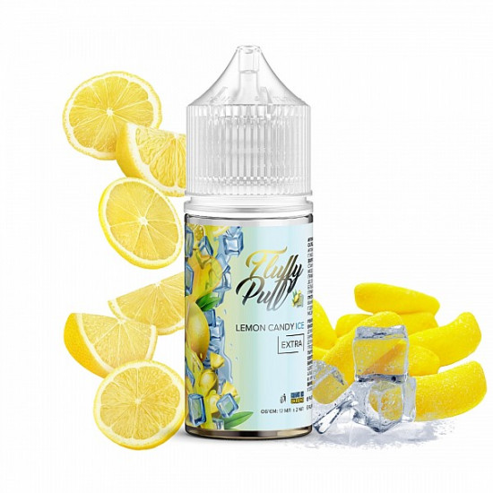 Набор для самозамеса FLUFFY PUFF LEMON CANDY ICE 30ml 50mg (Лимонные конфеты со льдом)