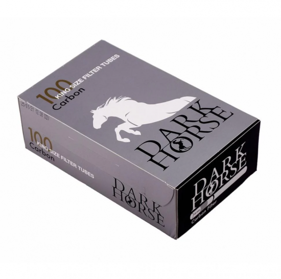 Гильзы сигаретные Dark Horse Carbon King Size Filter Tubes 100шт