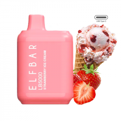 ELF BAR LB 5000 5% Strawberry Ice Cream (Клубничное Мороженое)