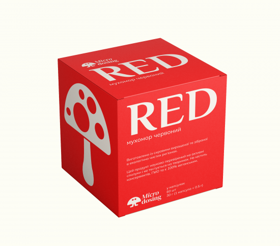 "Red" Мухомор красный 60 капсул по 0.5 г