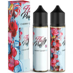 Набор для самозамеса FLUFFY PUFF ORGANIC CHERRY CANDY ICE 60ml (Вишневые конфеты со льдом)