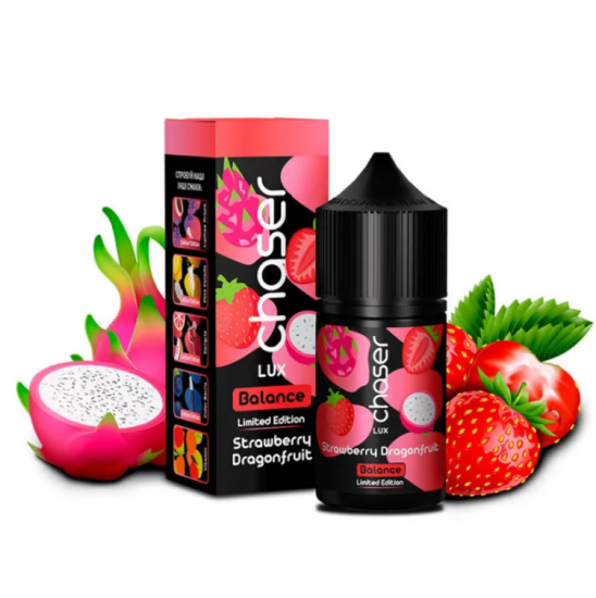 Набор для самозамеса Chaser LUX 30 мл "Strawberry Dragonfruit" со вкусом клубника драгонфрукт 