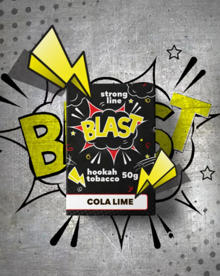 ТАБАК ДЛЯ КАЛЬЯНА BLAST STRONG 50 ГР COLA LIME (КОЛА ЛАЙМ)