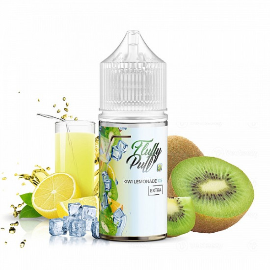 Набор для самозамеса FLUFFY PUFF KIWI LEMONADE ICE 30ml 50mg (Киви лимонад со льдом)