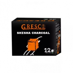 Уголь ореховый GRESCO 0.170 (12 кубиков упаковка) 25 мм