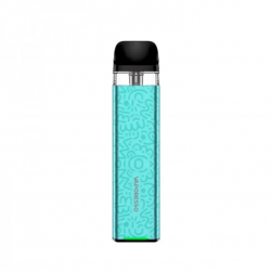 POD СИСТЕМА VAPORESSO XROS 3 MINI POD KIT AQUA GREEN В БИРЮЗОВОМ ЦВЕТЕ