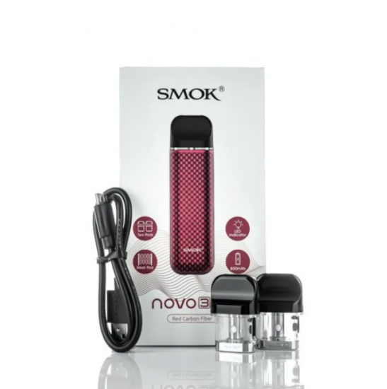 POD СИСТЕМА SMOK NOVO 3 KIT BLACK COBRA В ЧЕРНОМ ЦВЕТЕ